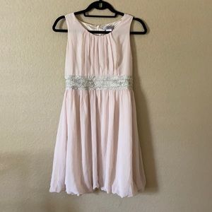 Ophelia Egg Shell Sleeveless Dress